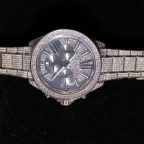 MICHAEL KORS CAMILLE CRYSTAL WATCH - Picture 1 of 4
